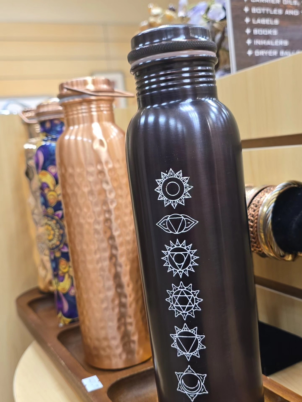 Copper Chakra Stainless Steel Water Bottle - Unbranded